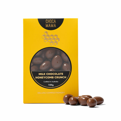 Milk Chocolate Honeycomb Crunch 100g.