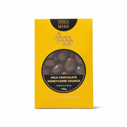 Milk Chocolate Honeycomb Crunch 100g.