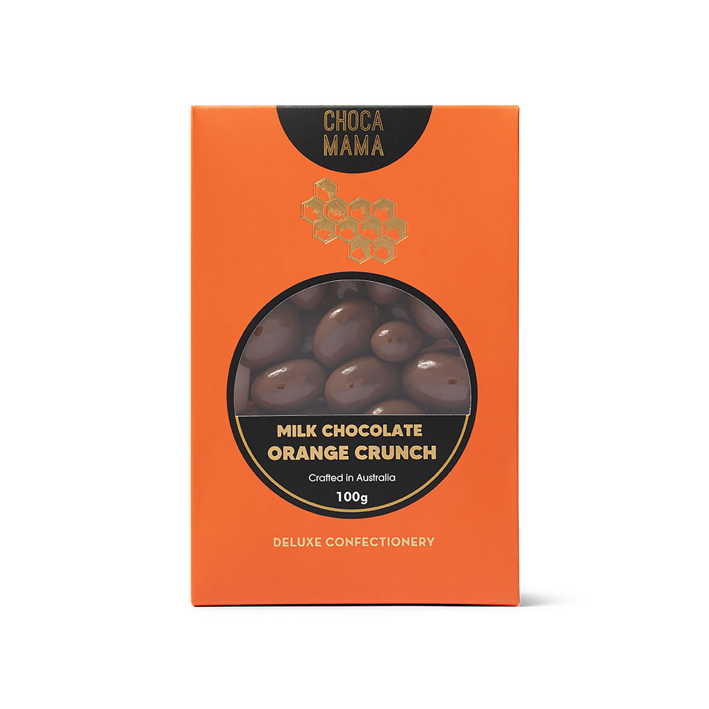 Milk Chocolate Orange Crunch 100g
