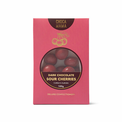 Dark Chocolate Sour Cherries 100g