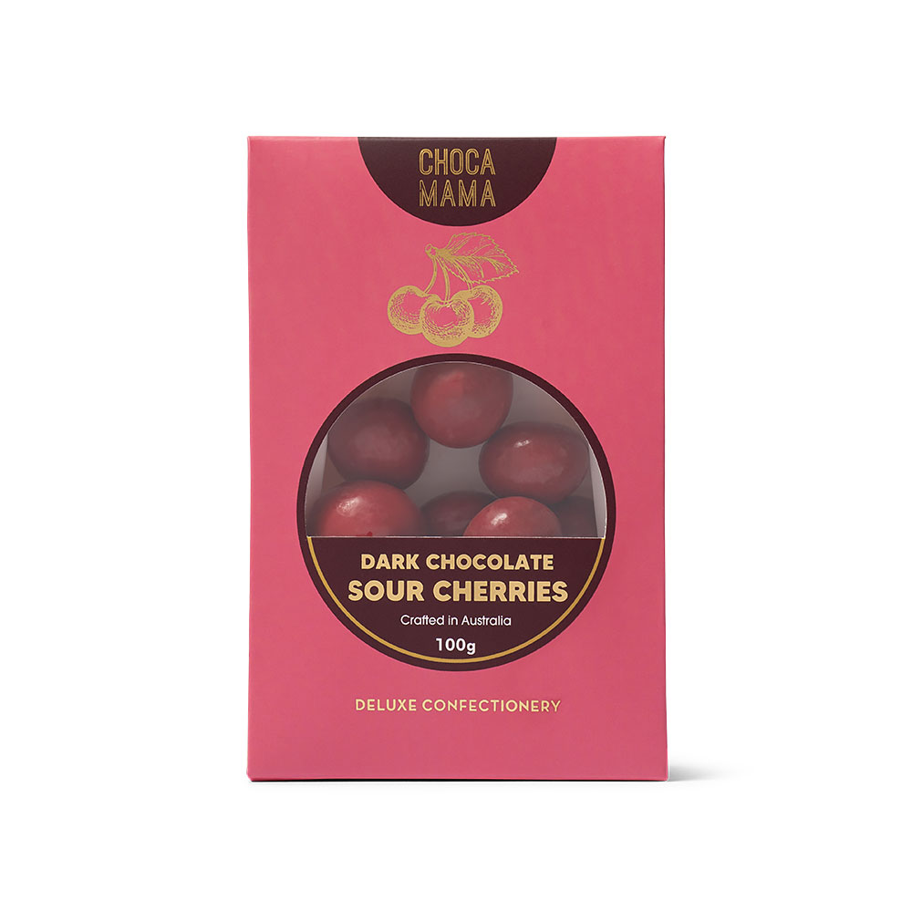 Dark Chocolate Sour Cherries 100g