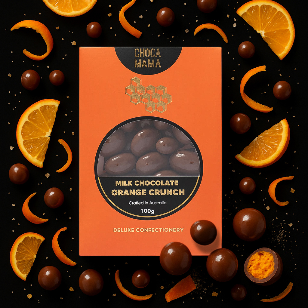 Milk Chocolate Orange Crunch 100g