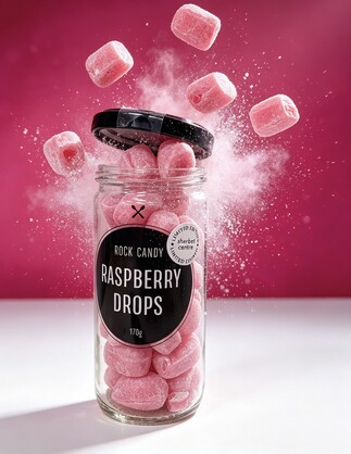 LIMITED EDITION Sherbet Raspberry Drops 170g RRP $10.90