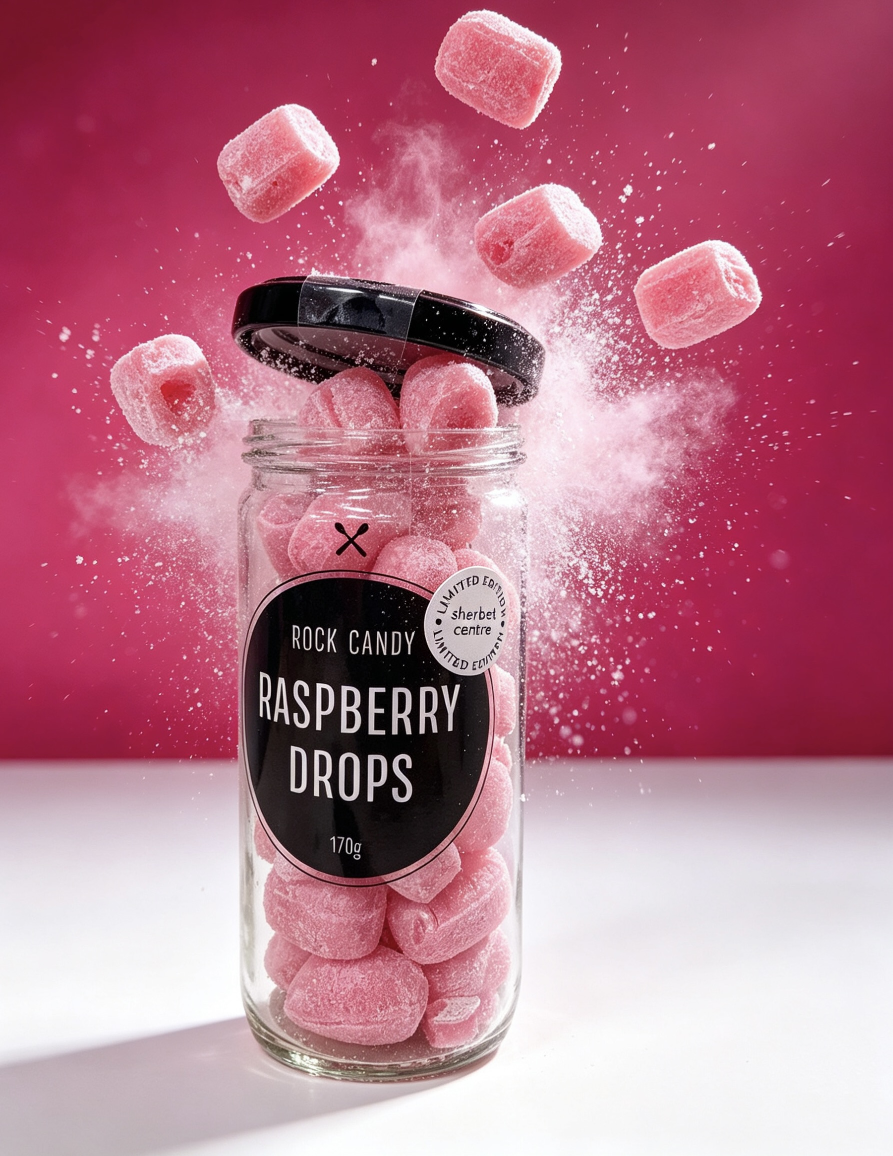 LIMITED EDITION Sherbet Raspberry Drops 170g RRP $10.90