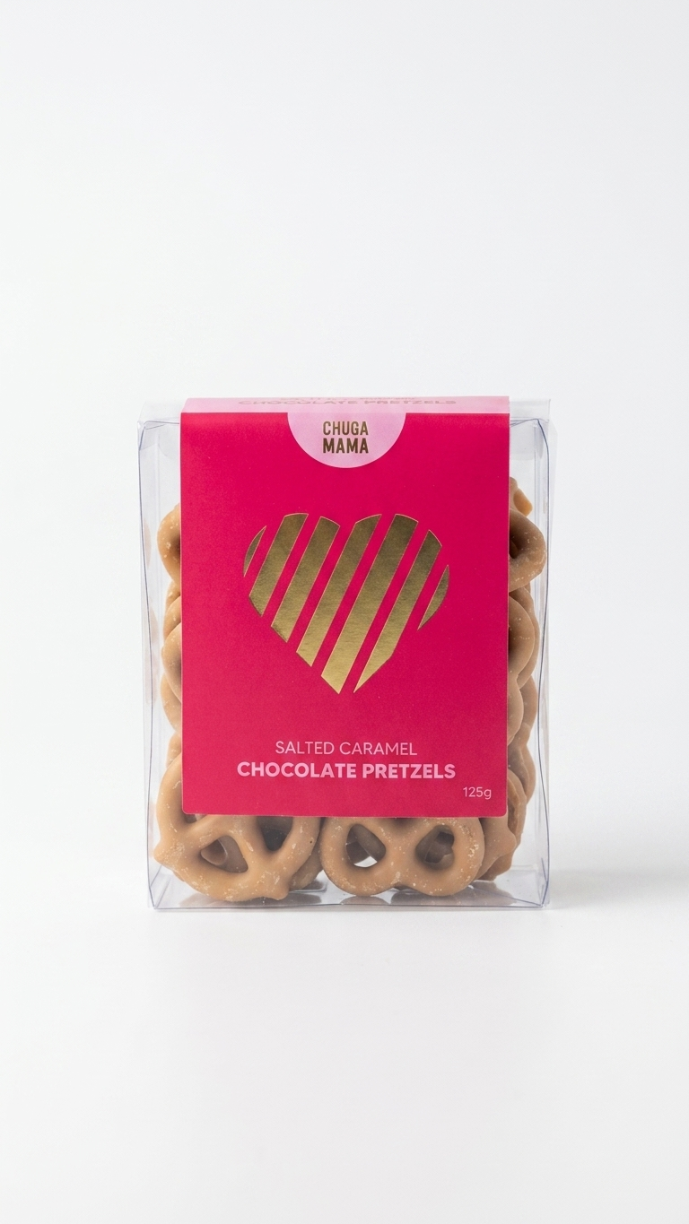 Salted Caramel Pretzels 125g Gift Tray RRP $13.95