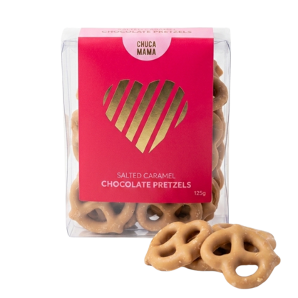 Salted Caramel Pretzels 125g Gift Tray RRP $13.95