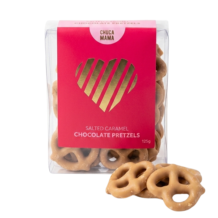 Salted Caramel Pretzels 125g Gift Tray RRP $13.95
