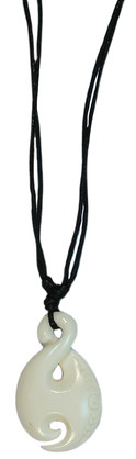 BC114 WIST DESIGN BONE CARVING CHOKER