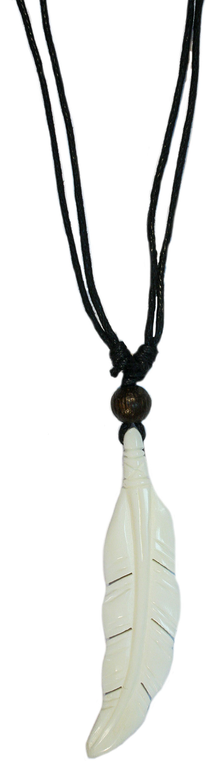 BC115 FEATHER BONE CARVING CHOKER