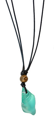 P6900 BEACH WASHED GLASS SEA SHELL CHOKER