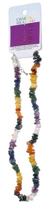 P3944  CHAKRA HEALING 7 STONE NECKLACE
