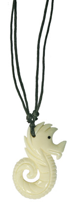 BC94 SEAHORSE BONE CHOKER