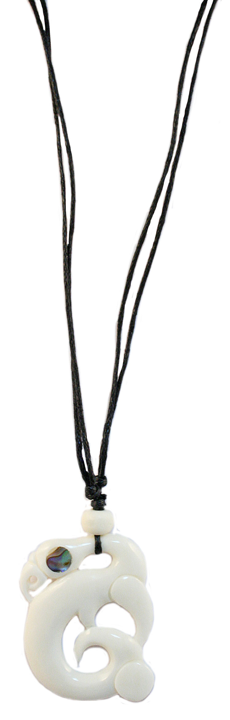 BC108 BONE TRIBAL CARVING CHOKER