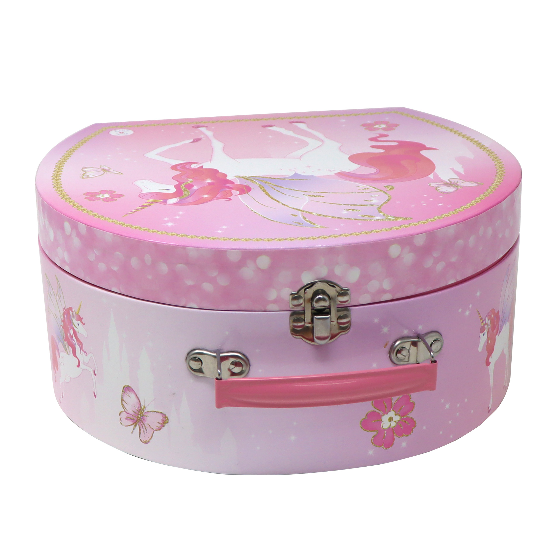 Unicorn Princess 15 Piece Tin Tea Set In Carry Case