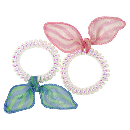 Ribbon Coil Hair Elastics