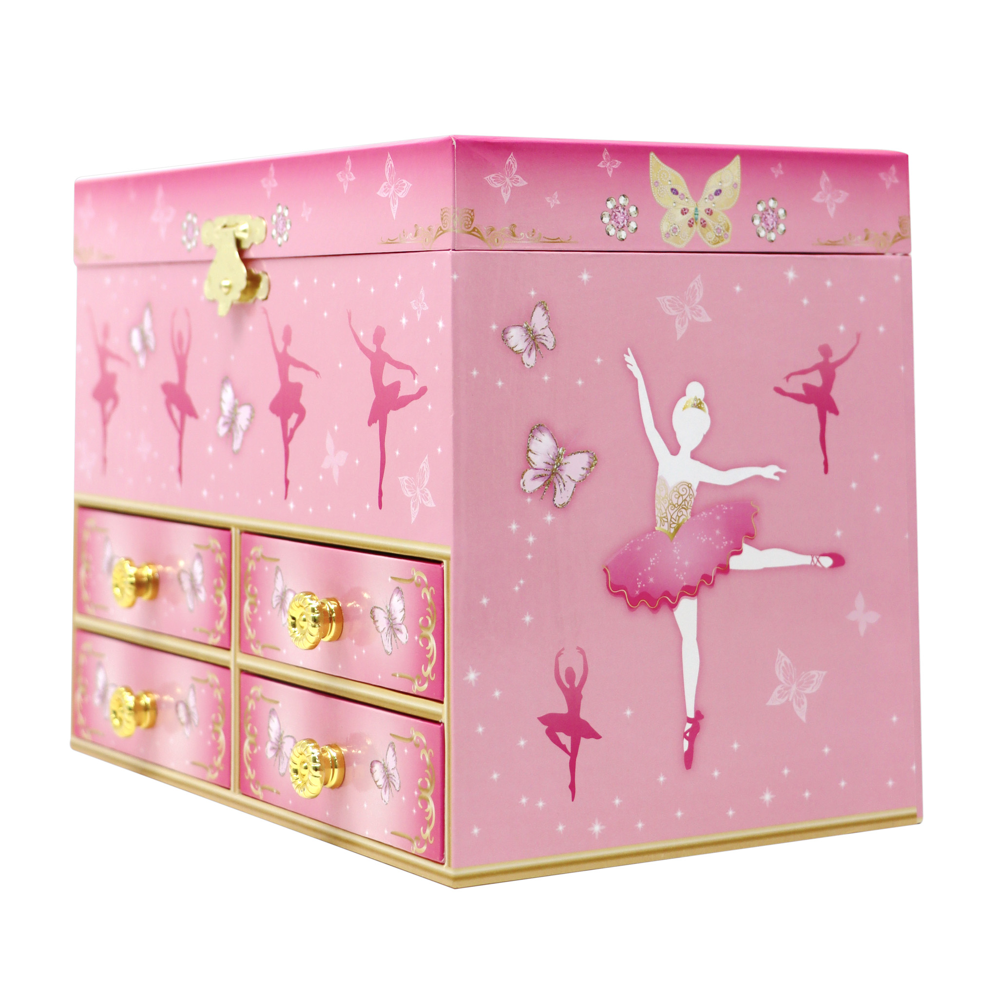 Butterfly Ballet Medium Musical Jewellery Box
