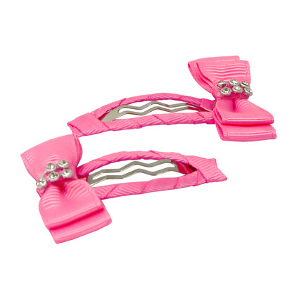 Ribbon Bow Hair Clips