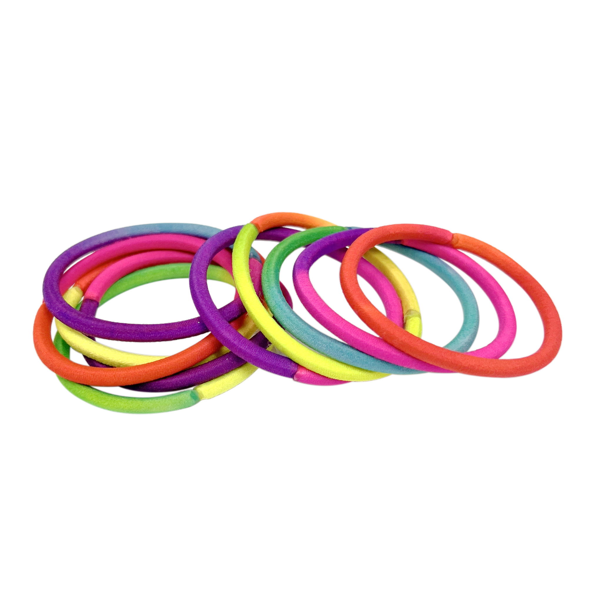 Two-Tone Hair Elastics