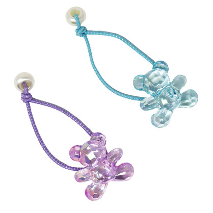 Teddy Bear Hair Elastics