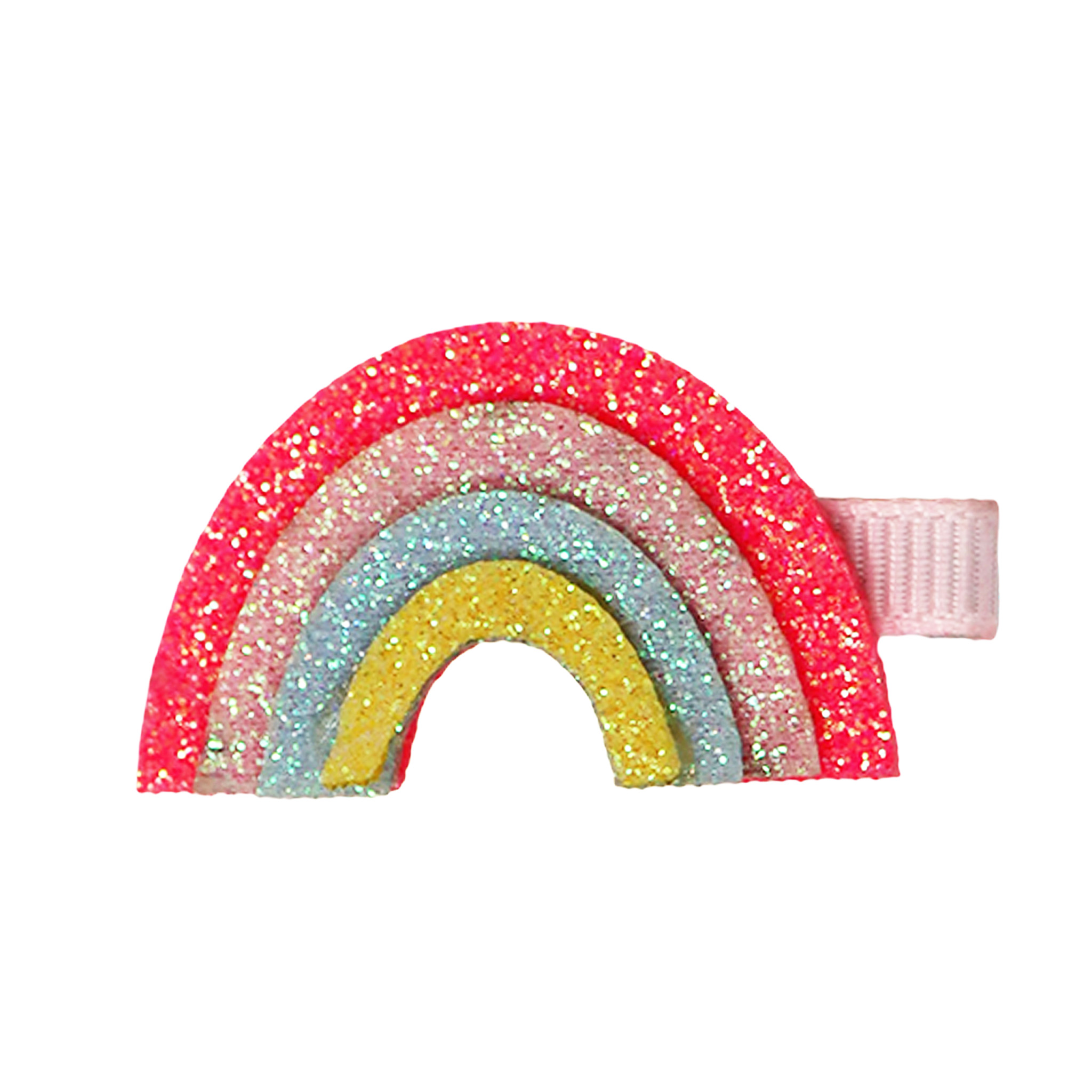 Glitter Rainbow and Cloud Hair Clips