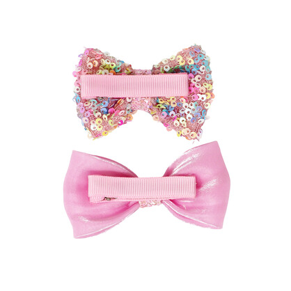 Bow Hair Clip Set