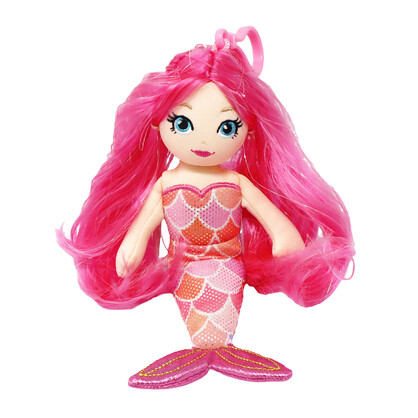 Mermaid 2 in 1 Plush Shoulder Pet & Bag Charm