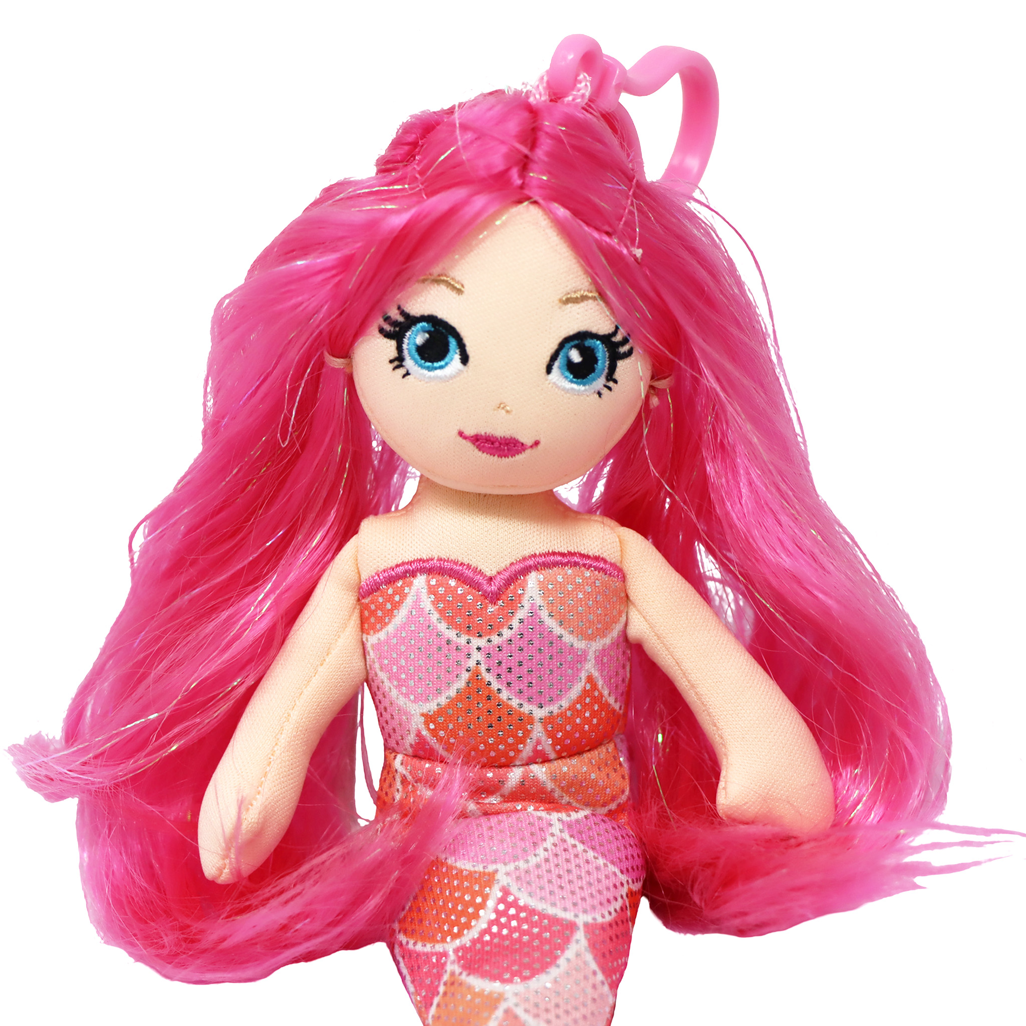 Mermaid 2 in 1 Plush Shoulder Pet & Bag Charm