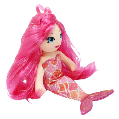 Mermaid 2 in 1 Plush Shoulder Pet & Bag Charm