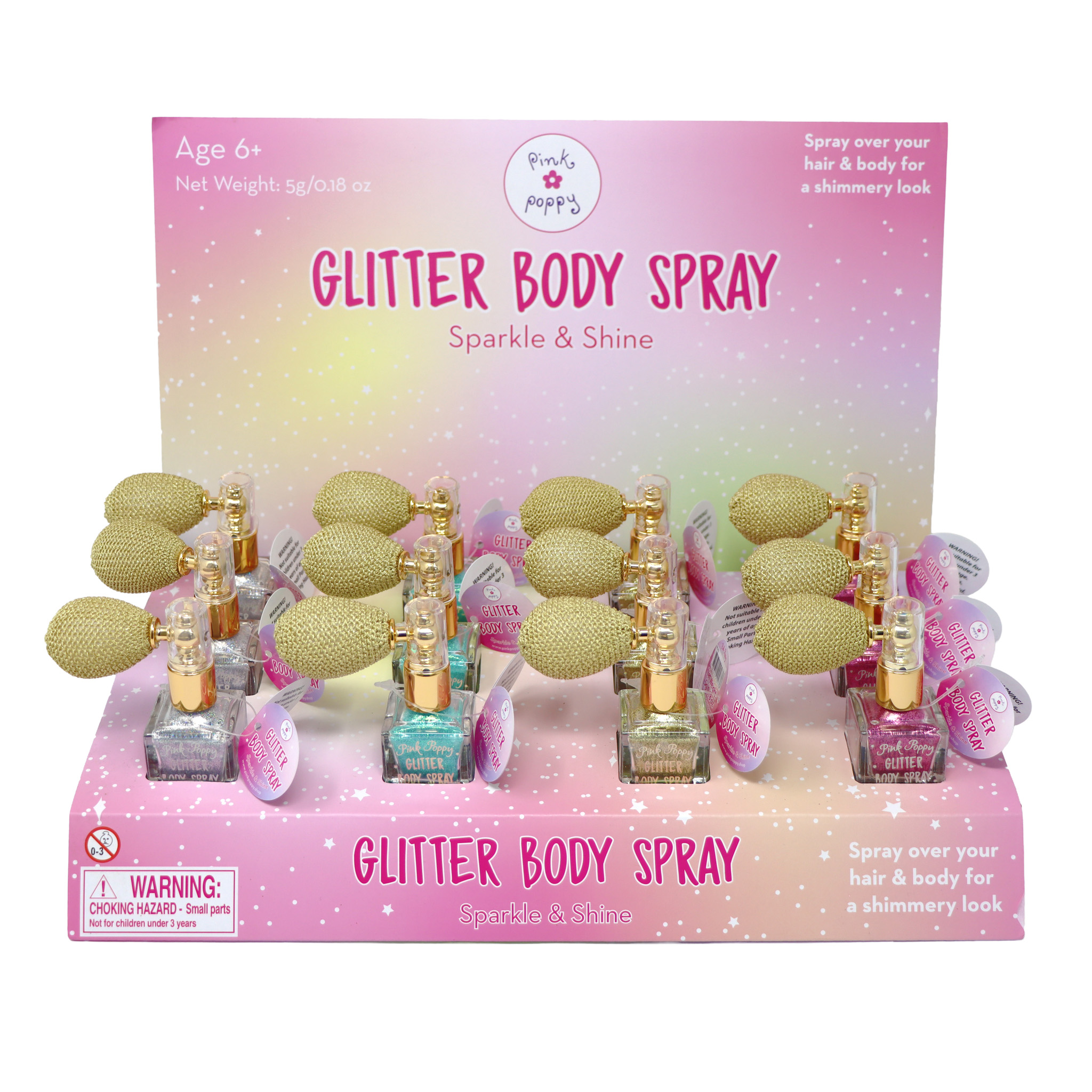 Sparkle and shine glitter spray 5ml