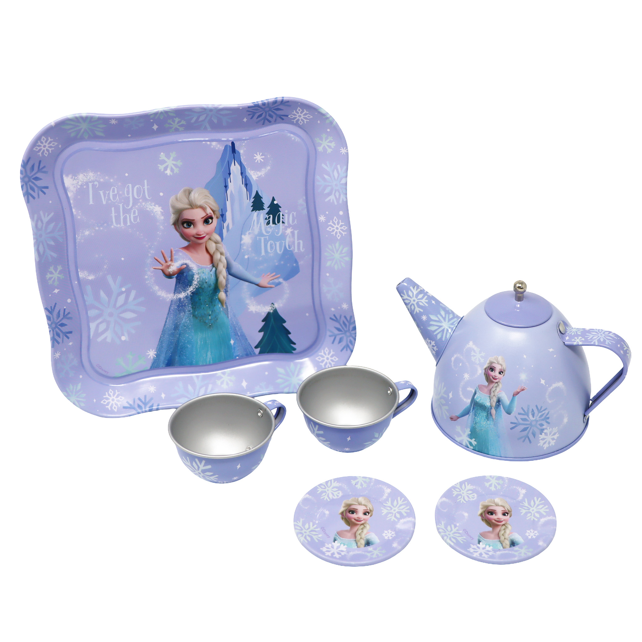 Disney Frozen Elsa Magic Touch Picnic Basket Tea Set