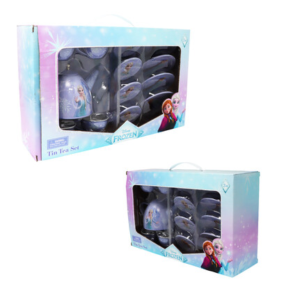 Disney Frozen Elsa Magic Touch 14 Pieces Tin Tea Set