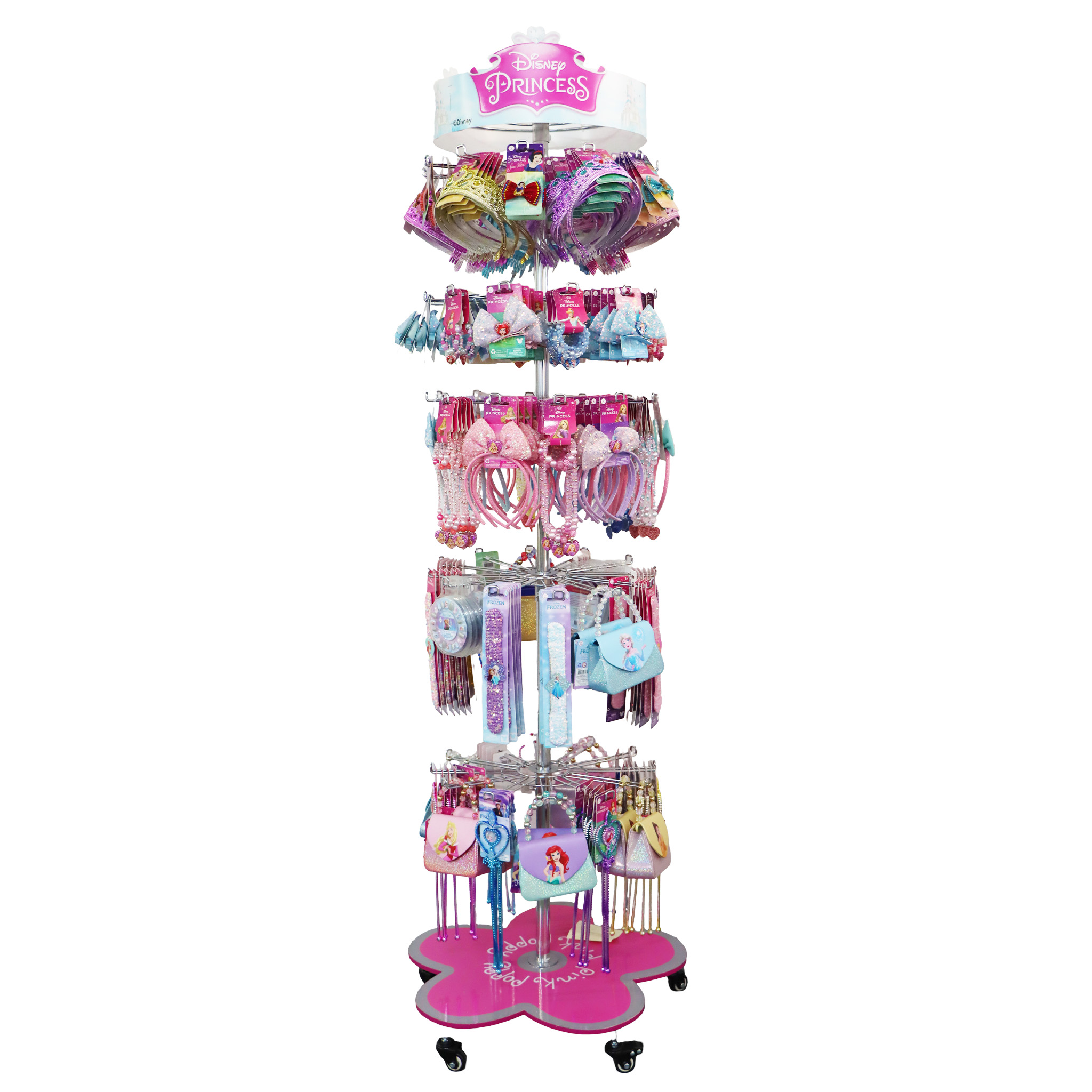 Disney Princess AW2026 60 Hook Display Floor Stand