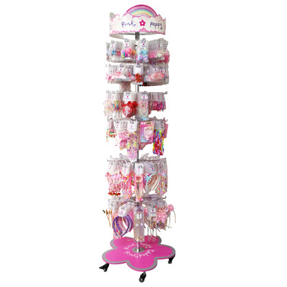 Pink Poppy AW2026 72-Hook Display Stand