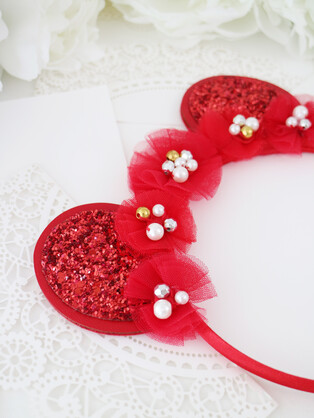 Claris Ears Holiday Heist Headband
