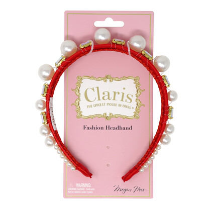 Claris Fashion Jewelled Holiday Heist Headband