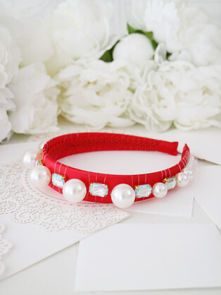 Claris Fashion Jewelled Holiday Heist Headband