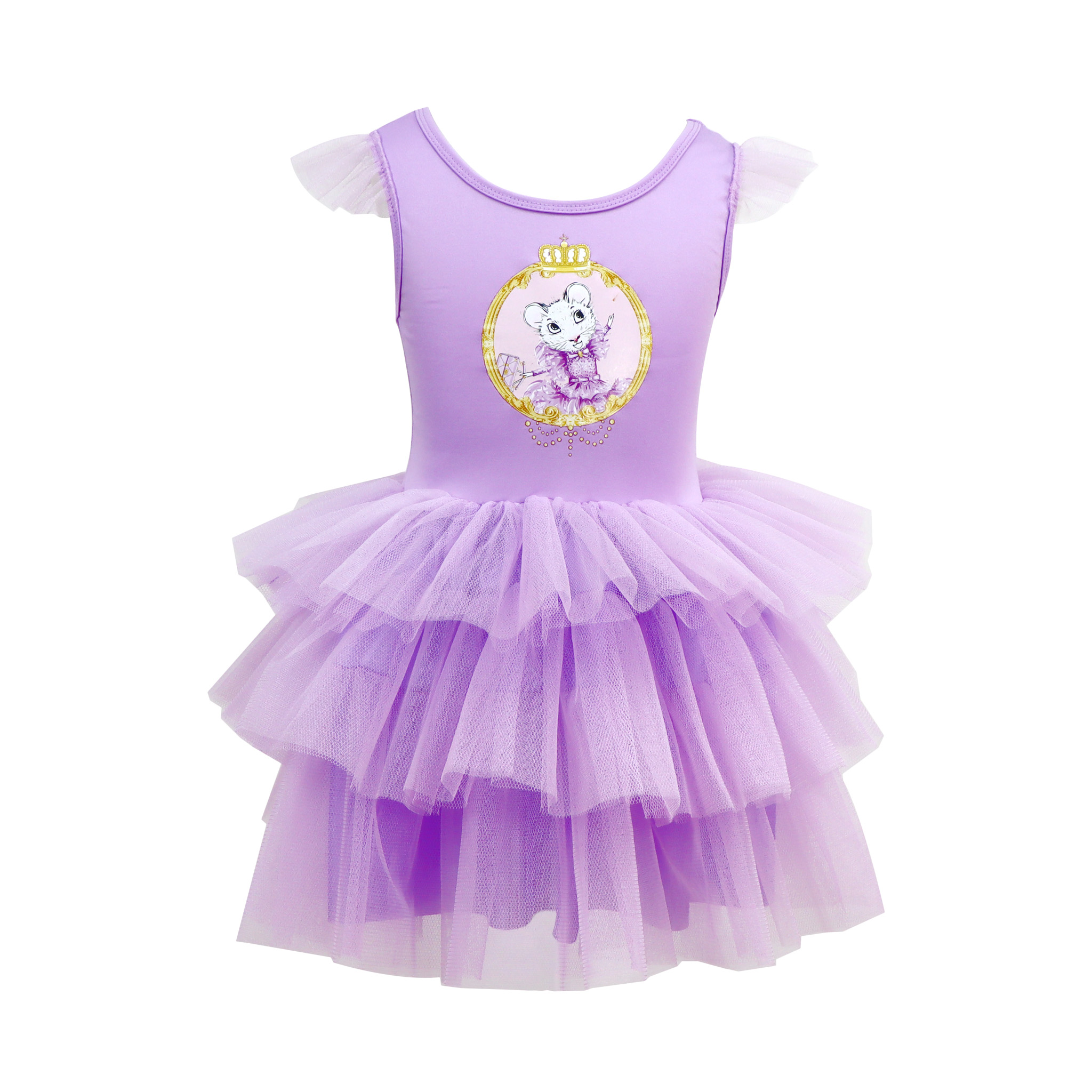 Claris The Secret Crown Fashion Dress in Lilac (Size 3-4)