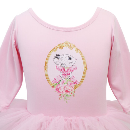 Claris Fashion Print Tulle Dress (Size 3-4)