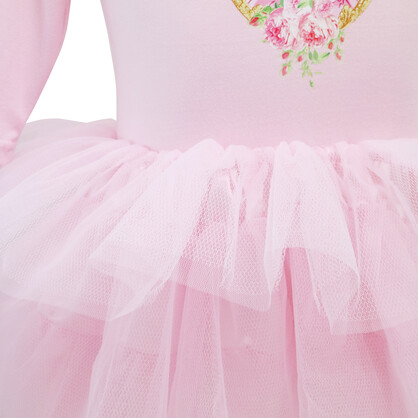 Claris Fashion Print Tulle Dress (Size 3-4)