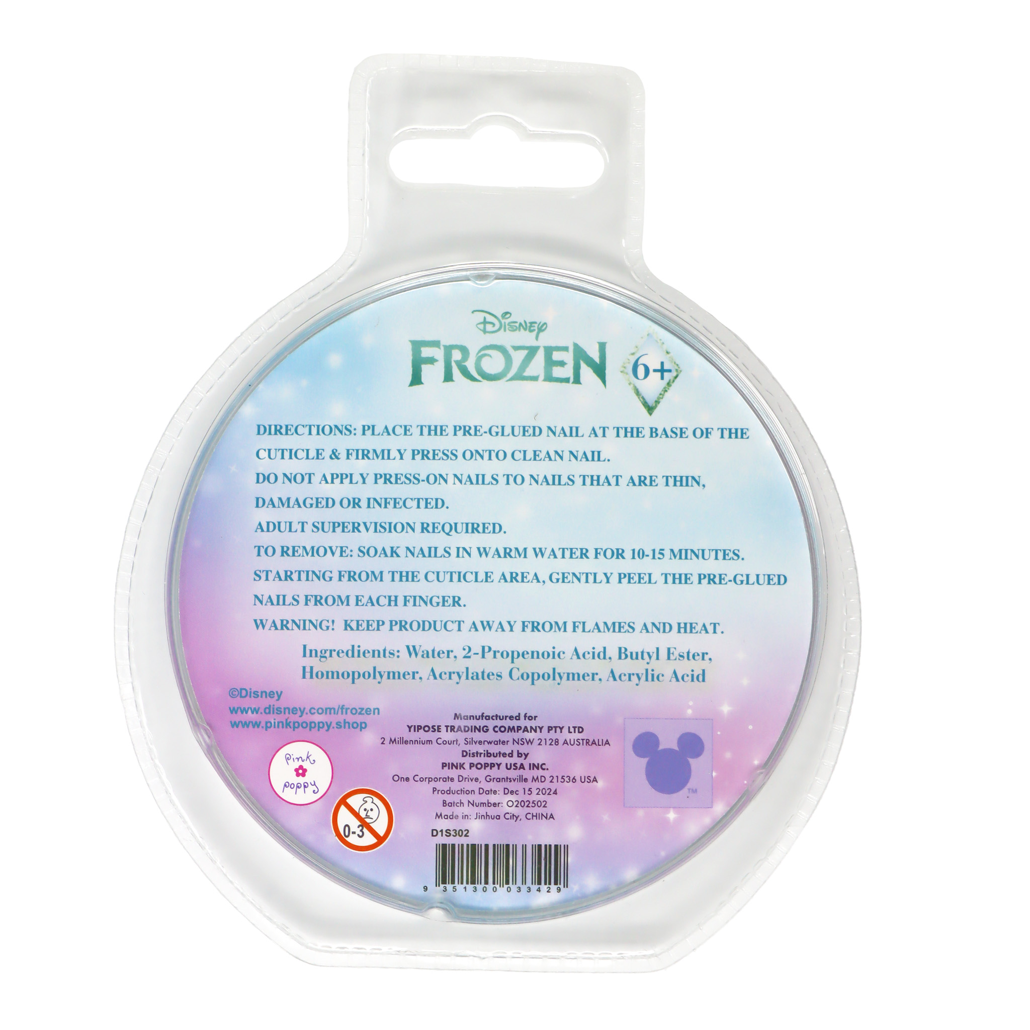 Disney Frozen Press On Nails