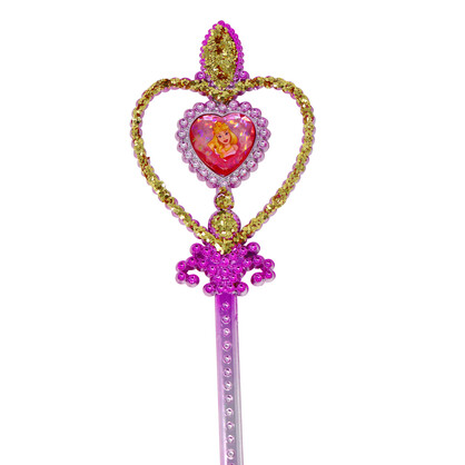 Disney Princess Aurora Heart Gemstone & Glitter Wand