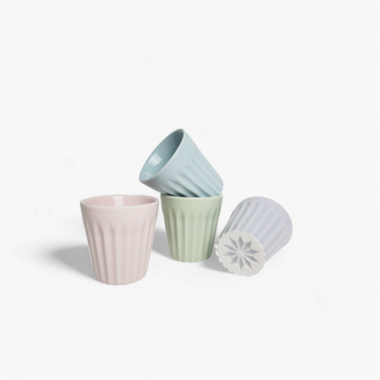Matte Pastel Espresso Cup - Set of 4