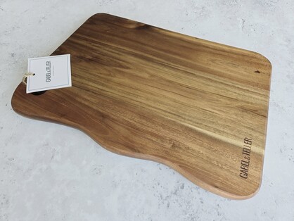 Large Freeform Acacia Serving Board/ Cutting Board