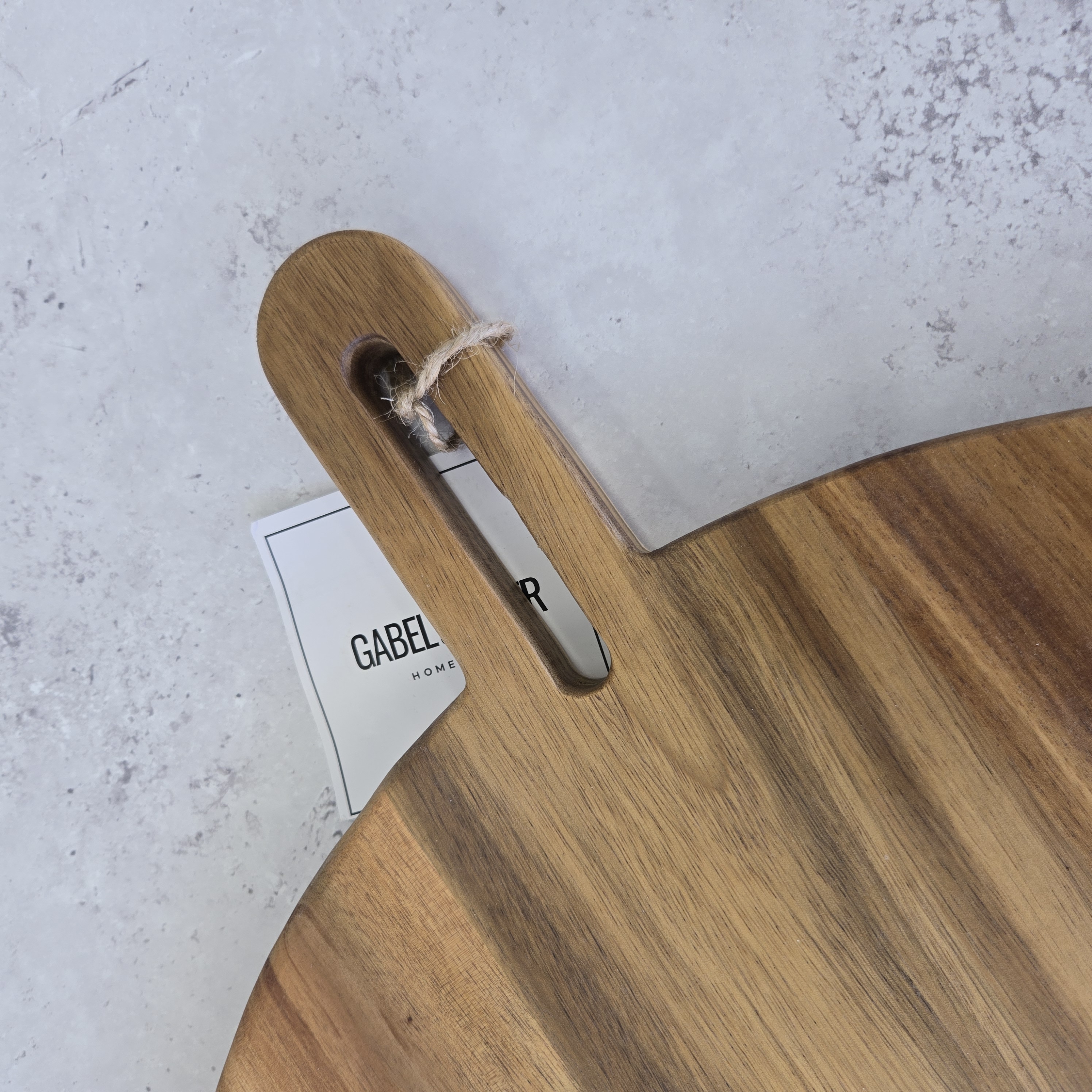 Round Acacia Paddle Board - Size: 55 x 45 x 2.0cm