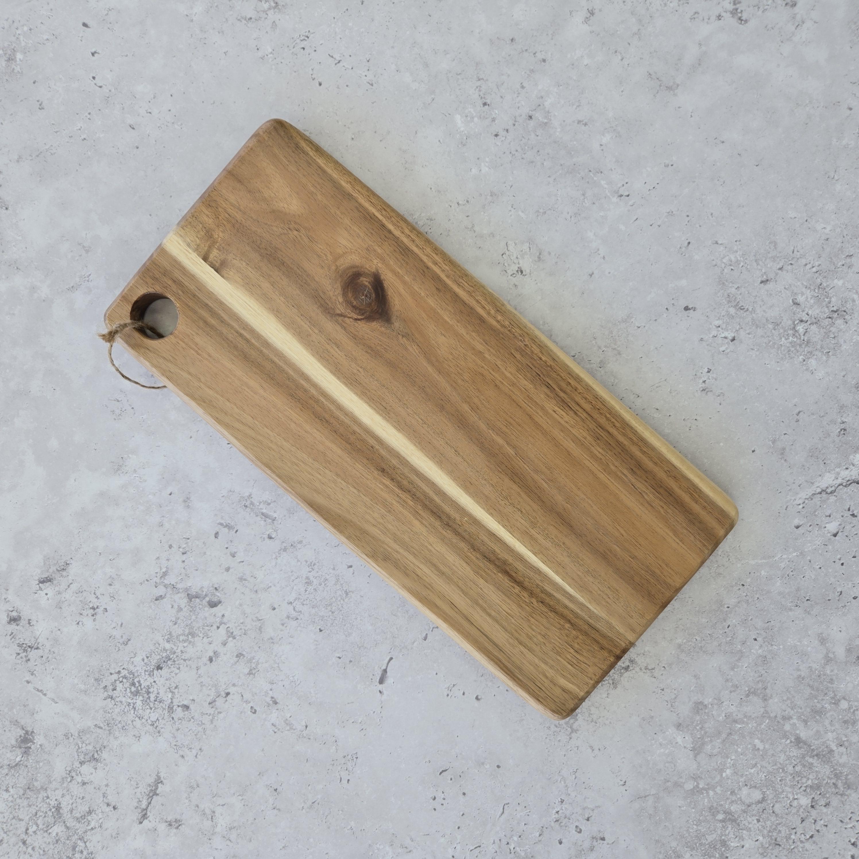 Rectangle Acacia Serving Board - Size: 38 x 18 x 2.0cm