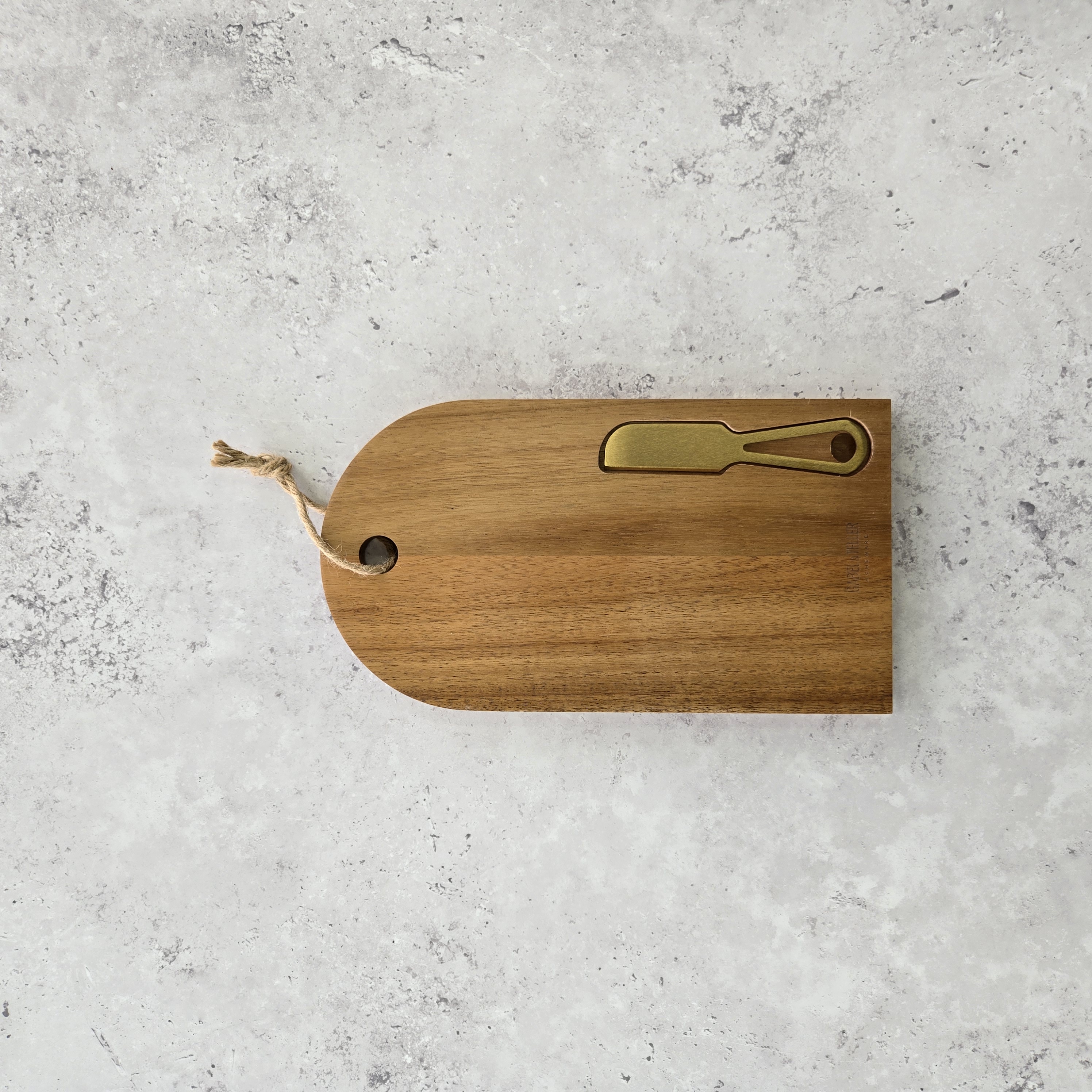 Arched Acacia Board Set - Size: 29 x 16cm