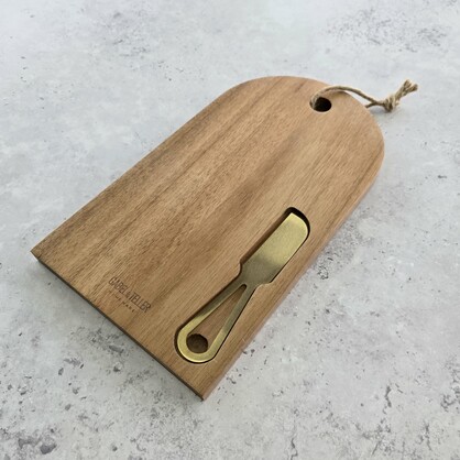 Arched Acacia Board Set - Size: 29 x 16cm