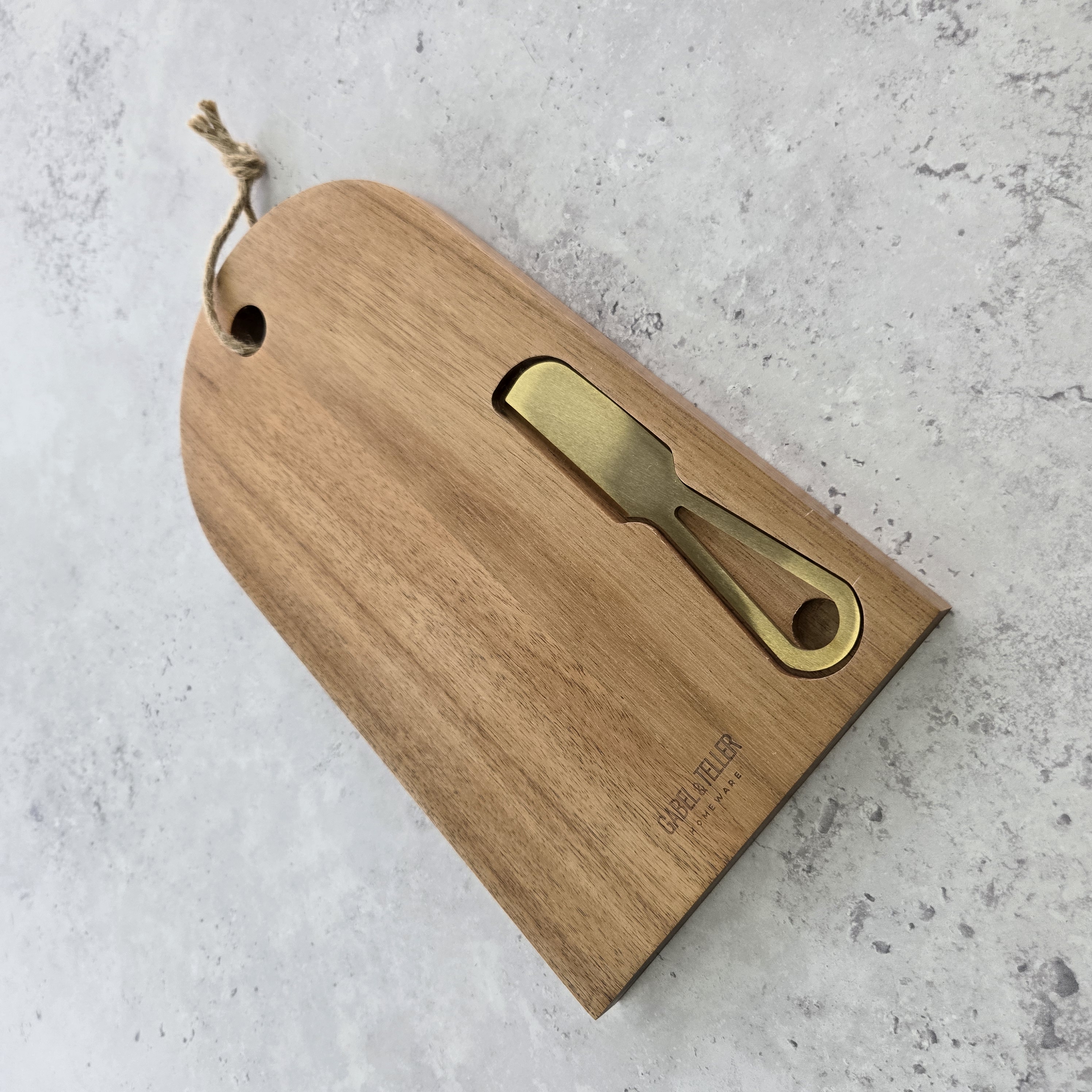 Arched Acacia Board Set - Size: 29 x 16cm