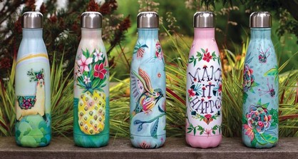 Set of 3 -LLAMA Love water bottle
