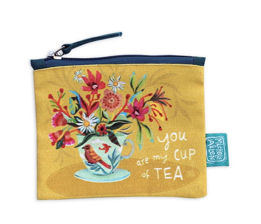 Wholesale Set of 6 Cup of Tea Small Pouch-Purse - RIKARO - Fieldfolio